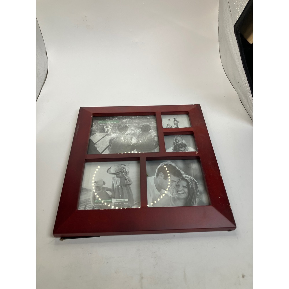 Weston Gallery Multi-Opening Collage Picture Frame Wall Tabletop Decor Red